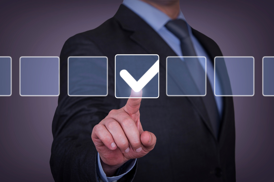 Check List on Touch Screen